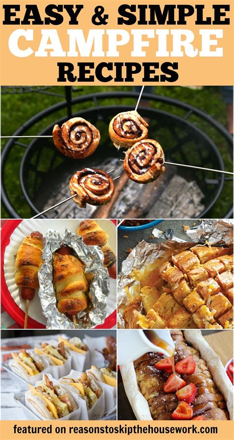 10+ Quick and Easy Camping Recipes | Camping meals, Campfire food, Easy ...