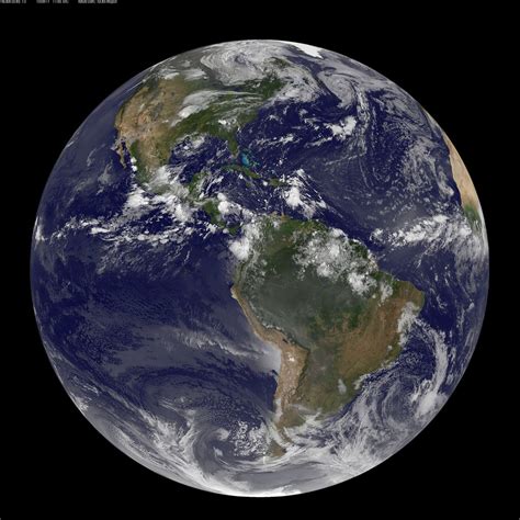 NASA GOES-13 Full Disk view of Earth Captured August 17, 2… | Flickr