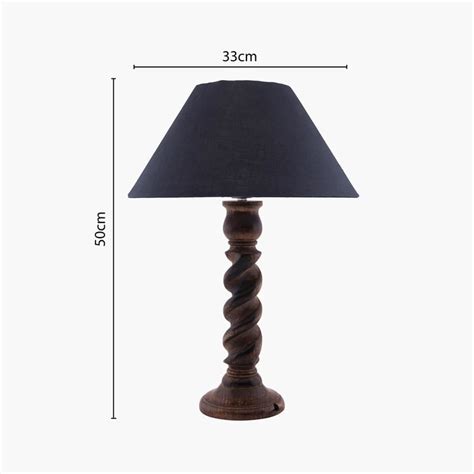 Buy HOMESAKE Wooden Table Lamp from Homesake at just INR 3450.0