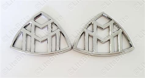 Buy Chrome For MAYBACH Emblem Auto Front Badge for Mercedes-Benz S400 ...