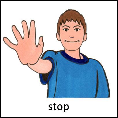 Image result for Pecs Stop Sign