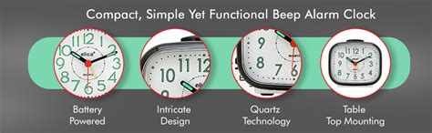 Buy Elica Time Piece Beep Alarm Clock (Loudest Sound) (Blue)(Plastic, 1 ...