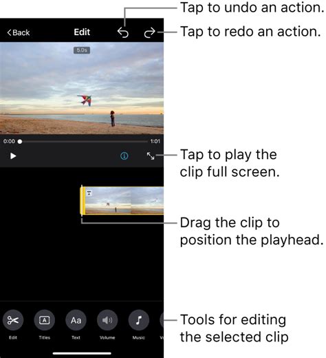 Add titles and audio to Magic Movie and storyboard clips in iMovie on ...