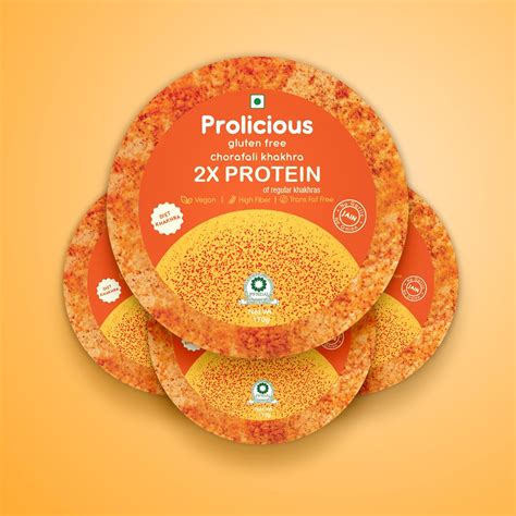 Prolicious 2X Protein Gluten Free Chorafali Khakra | No Palm Oil ...