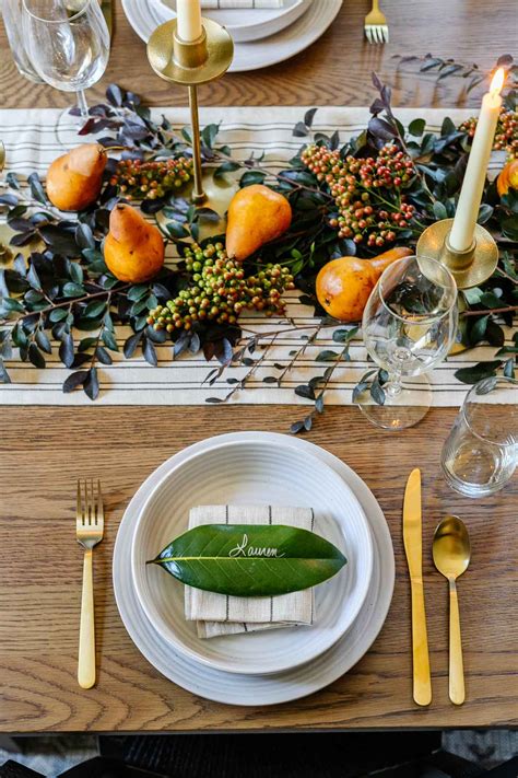 Simple Thanksgiving Table Decor Done in 10 Minutes - DESIGN IT. STYLE IT.