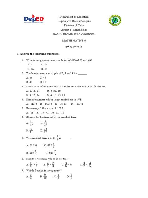 Math Test Papers 的图像结果