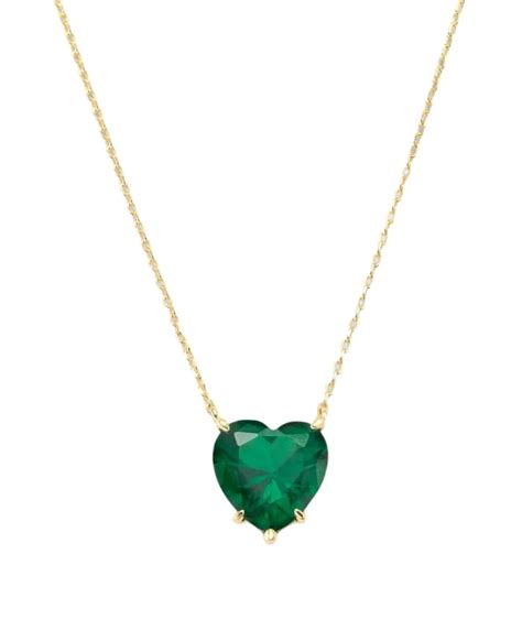 Emerald Heart Neckpiece – Kyza Jewellery