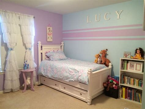 Accent wall stripes for little girl room. Kristin duvet set Pottery ...