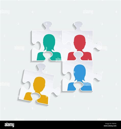 Puzzle Teamwork Vector 的图像结果
