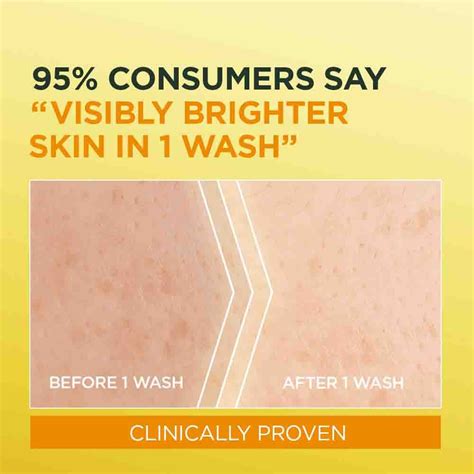 Garnier Bright Complete Vitamin C Serum Cleanser for Radiant Skin