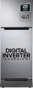 Samsung 253 L Frost Free Double Door 2 Star Refrigerator with Base ...