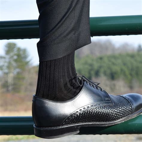 Black Dress Socks for Men | Made in USA by Boardroom Socks