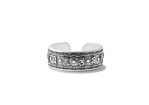 Zenstorm Sterling Silver Band Ring for Men | Orionz Jewels