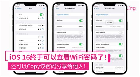 Apple支援：如何查看 iPhone 已连接 WiFi 的密码？