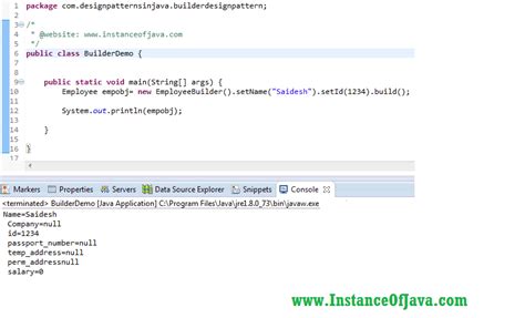 Java Builder Class Example 的图像结果