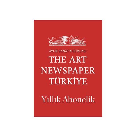 Art Newspaper Türkiye Satış Sayfası