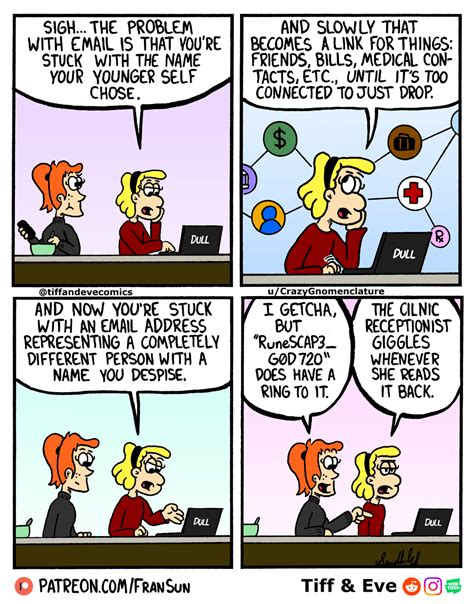 The Problem with Email - Tiff🏳️‍⚧️& Eve [OC] : r/Trans_Comics
