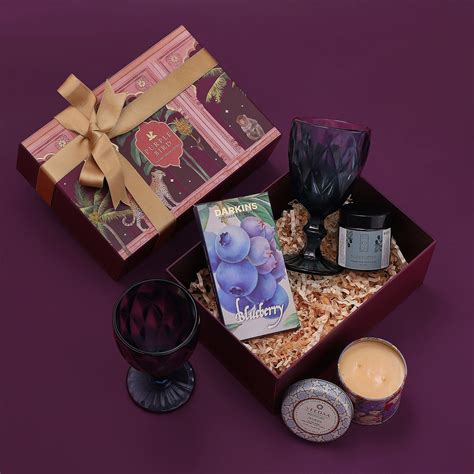 Humraaz Luxury Gift Box – Purple Bird | Luxury Indian Gifting