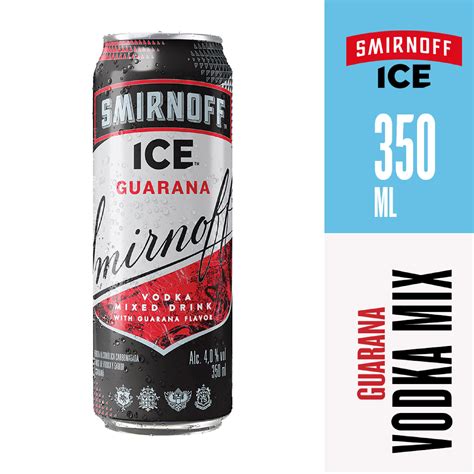 Bebida Saborizada a Base de Vodka Smirnoff Ice Guaraná Lata -350 ml ...