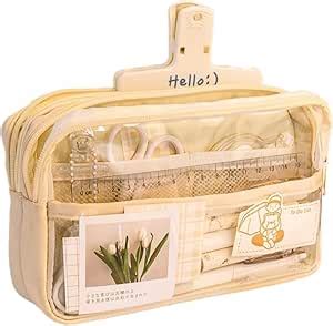 FunBlast Large Capacity Pencil Pouch, Multiple Compartment Double ...