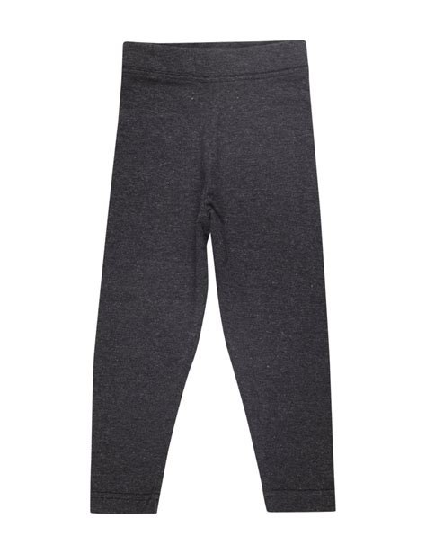 The Mom Store Girls Full Length Charcoal Grey Leggings - The Mom Store