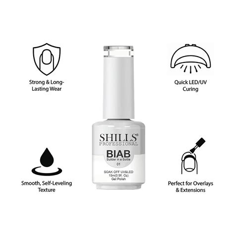 SHILLS Professional BIAB Gel Polish - Builder in a Bottle for Nail Ext ...