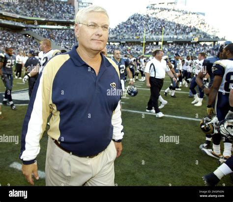St. Louis Rams head coach Mike Martz walks off the field at Seahawks ...