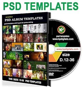 D-12-36 Size Psd Album Templates. : Amazon.in: Software