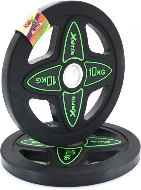 RUBX Rubber Coated Solid Weight Plate|50 MM Olympic Weight Or 31 MM ...