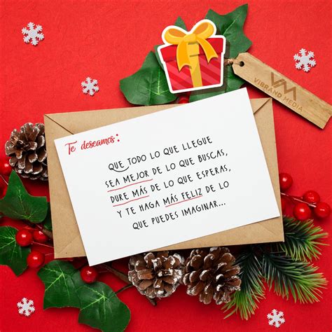 DESEO DE NAVIDAD | Tarjetas navideñas con mensajes, Dedicatorias de ...