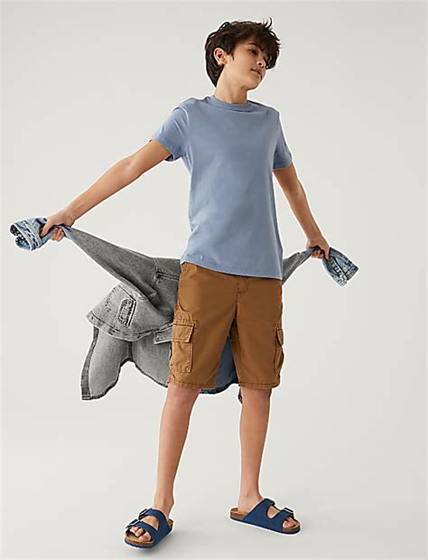 Buy Pure Cotton Cargo Shorts at Marks & Spencer