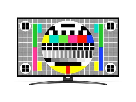 Test Pattern Screen 的图像结果