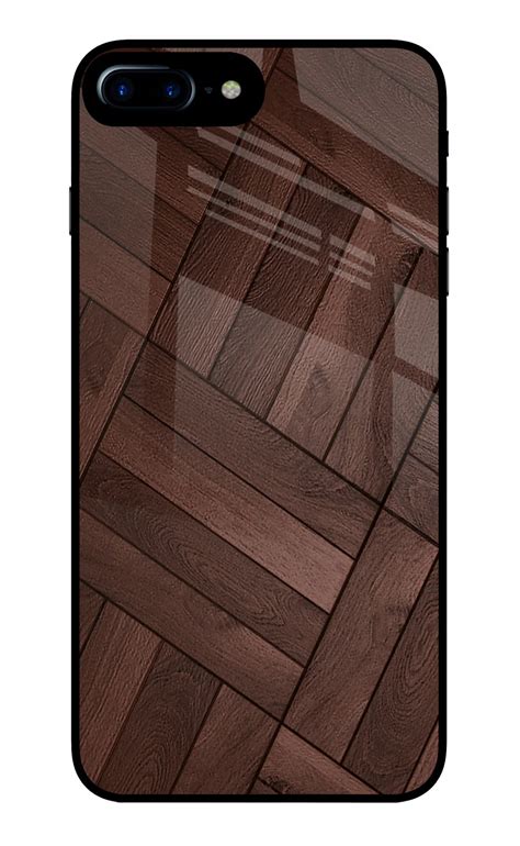 Buy Now Wooden Texture Design Glass Case for iPhone 7 Plus Online ...