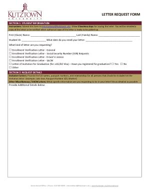 Fillable Online Letter Request Form Fax Email Print - pdfFiller