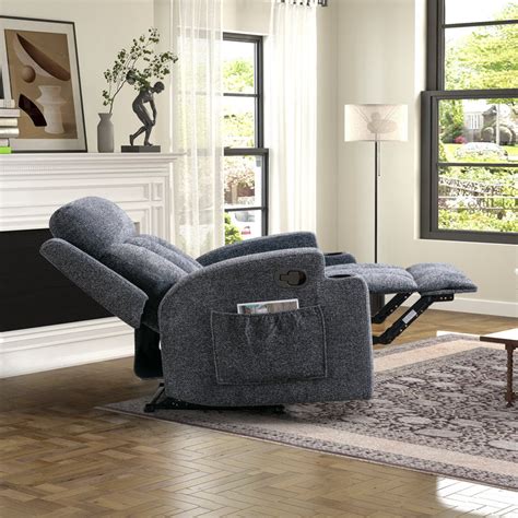 Luxury Recliner Sofa Set 3+1+1 | Solid Teak Wood Frame | Sky Rise Decor