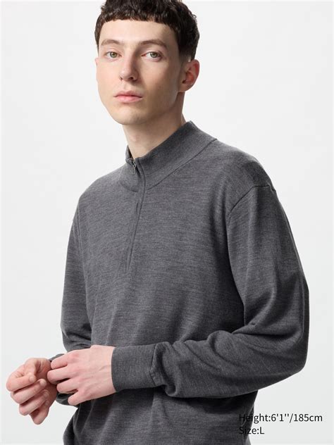 Merino Sweater | Half-Zip | UNIQLO US