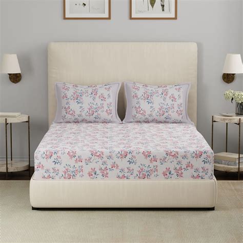 Buy MASPAR Hermosa Eclectic Garden Cotton Printed 3Pcs Super King ...