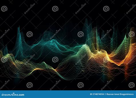 Wave Warp Abstract Background Illustration. Ai Generated Stock ...