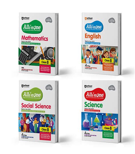 Combo of CBSE all in One Class 8th Exam 2025-26 | English,Science,Soci ...
