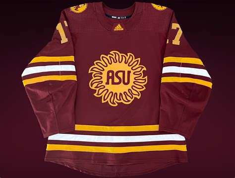 Jacob Semik 2020-2021 Arizona State Sun Devils Hockey 1975 Sunburst Set ...