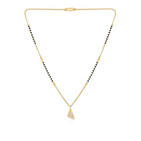 Buy Malabar Gold & Diamonds Yellow Gold Mangalsutra for Women 22k ...