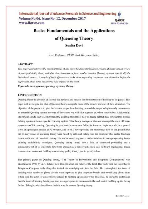 Image result for Queue Theory Basics