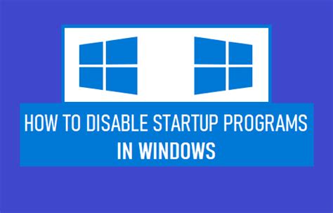 Image result for How to Remove Startup Programs Windows 1.0