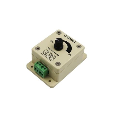 12V-24V 8A Adjustable Dimmer Switch For Single LED Strip buy online at ...