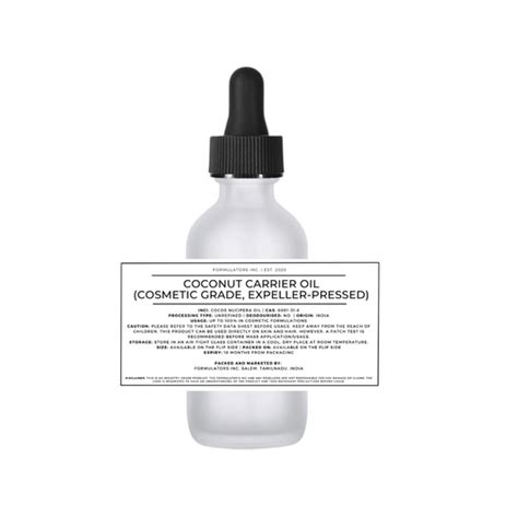 Expeller-Pressed Carrier Oils - Pure Natural Oils - Formulators Inc