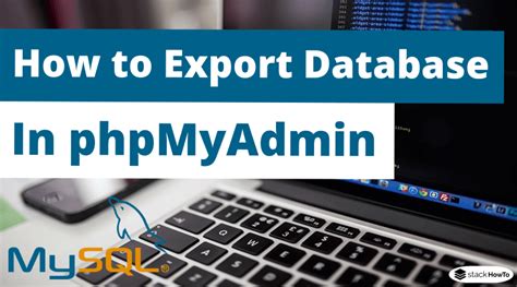 Image result for Export MySQL Database phpMyAdmin