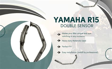 Vagary Bend Pipe for Yamaha R15 V3/ R15 M/ MT15 (BS6) Yamaha R15 Full ...