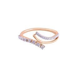 Buy Rose Gold Diamond Ring at Best Price India - ORRA