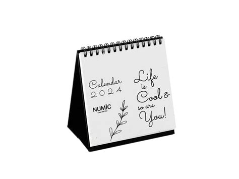 Handmade calendar-5x5 inch - SCOOBOO - Numic