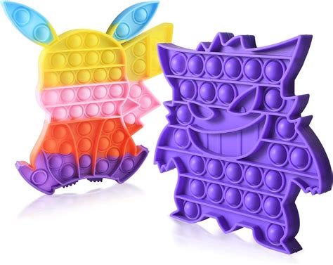 2 Pack Big Size Toy Push Pop Bubble Popper Fidget | Ubuy India